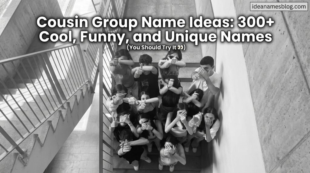 Cousin Group Name Ideas