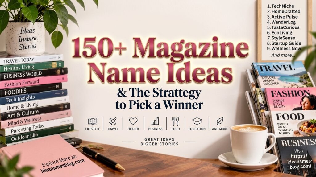 Magazine Name Ideas