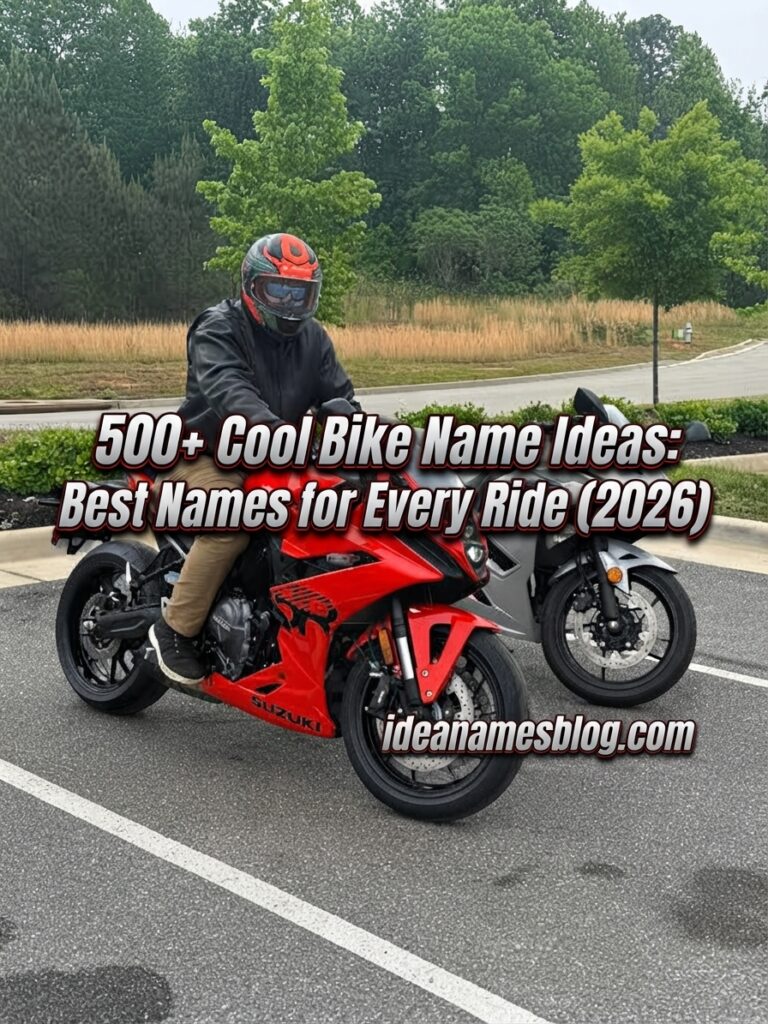 Bike Name Ideas