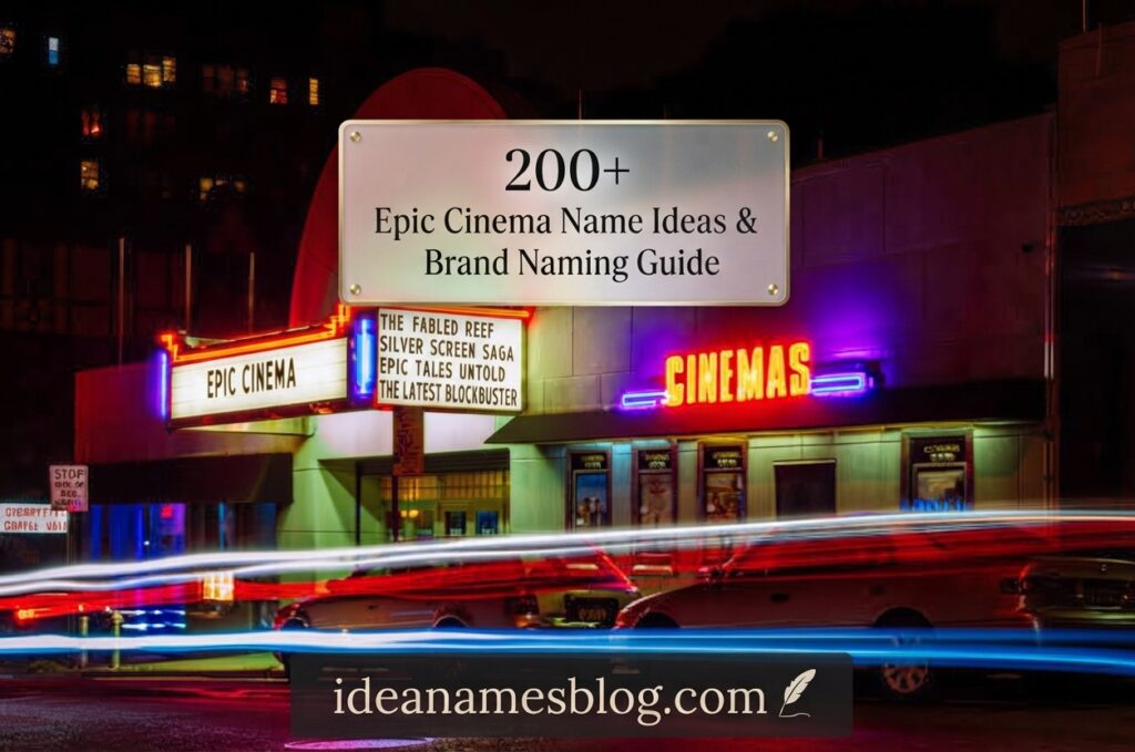 Cinema Name Ideas