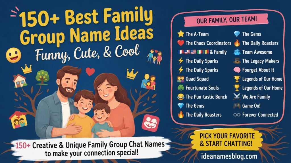 Family Group Name Ideas