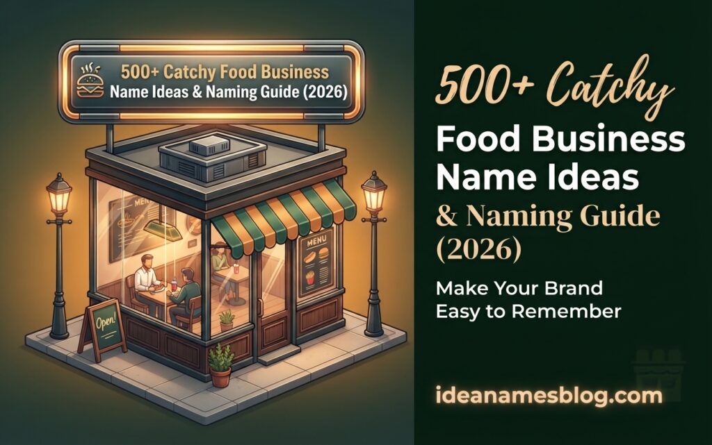 Food Business Name Ideas