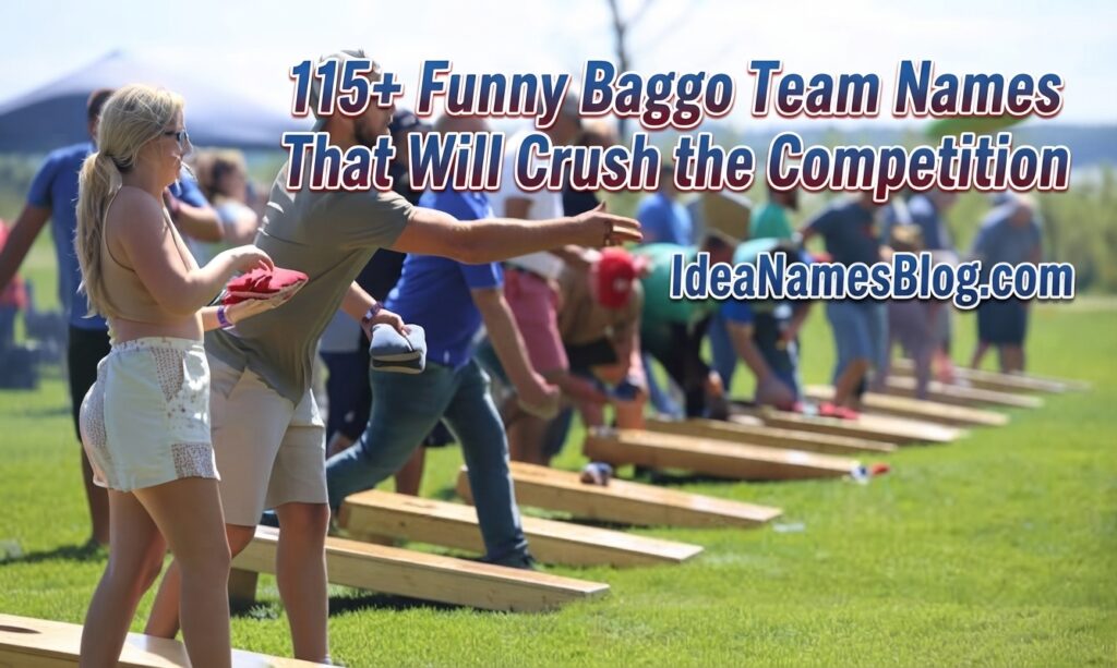 Funny Baggo Team Names