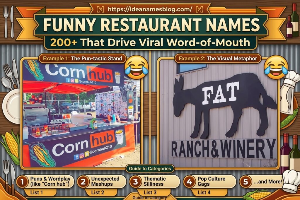 Funny Restaurant Names