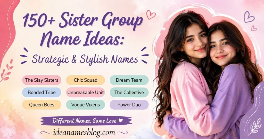 Sister Group Name Ideas